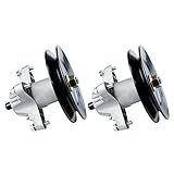 PetMigo 42 inch Deck Spindle 618-0624 618-0659 for MTD Cub Cadet RZT LT1042 LT1040 Troy Bilt Super Bronco Toro LX420 918-0624B 2 Pack