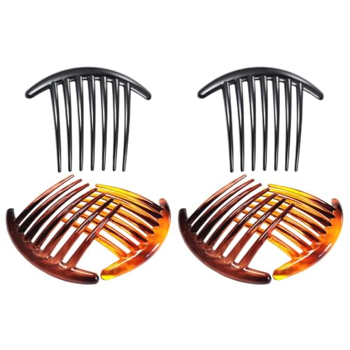 Set de 3 peines para cabello tipo French Twist en plástico miniatura 6