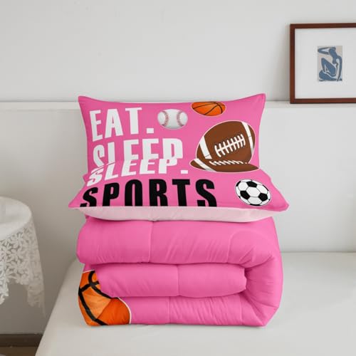Image of Feelyou Football Comforter Set Full Size for Kids Boys Girls