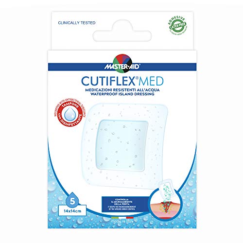 Master Aid Cutiflex MED 14 x 14 cm, 5 Pezzi - 1
