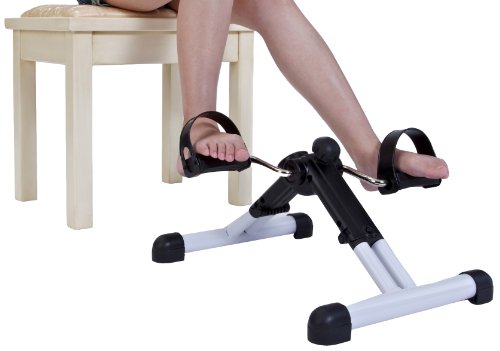 BetaFlex-KH519-Portable-Dual-Exercise-Bike-Fully-Assembled-and-Yet-Foldable-with-Pedometer-White