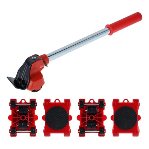 YFFSFDC 家具移動キャリー 台車セット 360度回転キャスター台車 家具移動小型車 耐荷重400kg 滑車 移動ホイール 家具移動アシスタント コンパクト収納・フローリング保護設計 荷物運び 引っ越