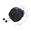 JS Hanger Retractable Clothesline Outdoor Indoor Laundry Line - 99 FT Double Lines Heavy Duty Wall Mounted Washing Line, 30M Portable Clothes Drying Line with 24pcs Free Pegs (Black)