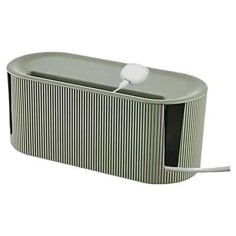 Cable Management Box, Cable Tidy Box, Power Stripe Organizer, Cord Organizer Box, Cord Hider Box For Desk TV Computer, Cable Storage Box With Lid, Wire Extension Organizer Box For Home, Office Cover