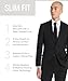 Calvin Klein Slim Fit Suit Separate Jacket, Black, 43 Regular