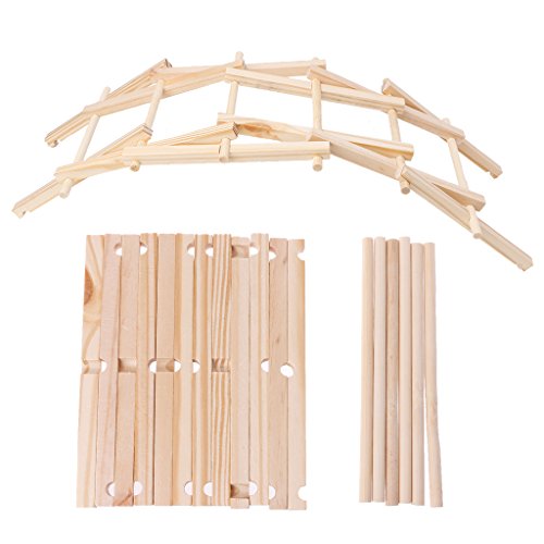 Preisvergleich Produktbild guangtian Da Vinci Brücke Pathfinders Holz Bau Modell Kit Bausteine Kinder Spielzeug