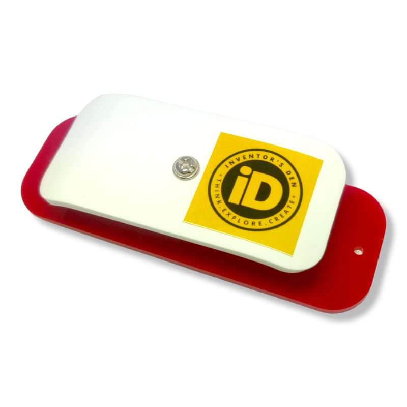 Inventor's Den Wall Adhesive Cable Organizers for Home, Office and Kitchen White & Red (Pack of 1,ID44)