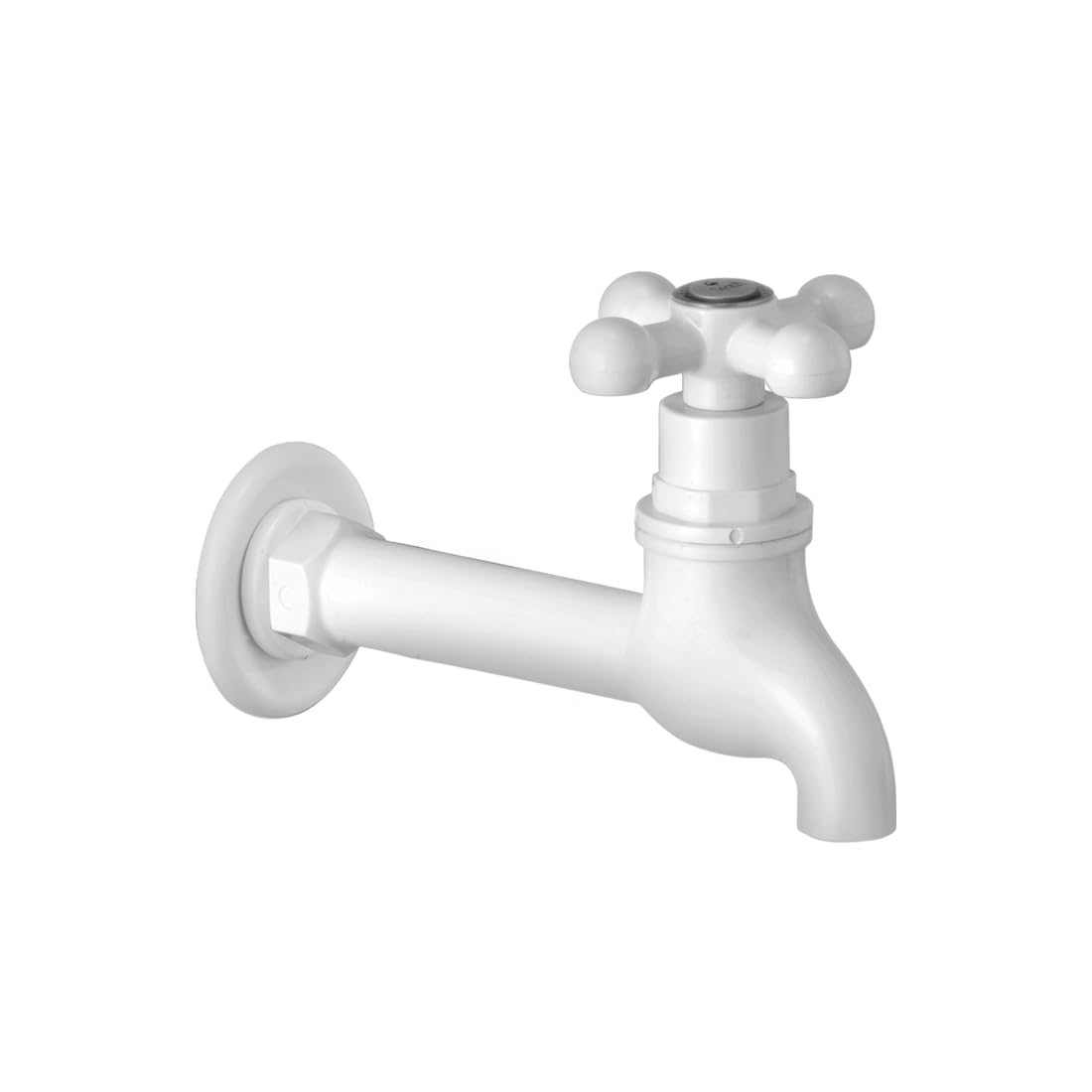 Sparsh Pearl Long Body Bibcock with Flange (for Bathroom, Kitchen and Offices etc.) Premium Material Bib Tap Faucet (Wall Mount Installation Type)-image-36