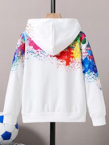 Image of Boys Humour and Comic Printed Long Sleeves Sweatshirt, Cotton Blend, Hooded Neck