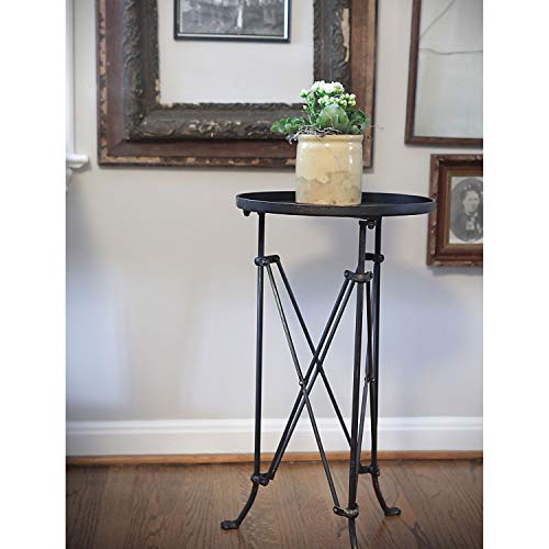 Creative Co-Op HD6146 Round Bronze Metal Accent Table thumb #5