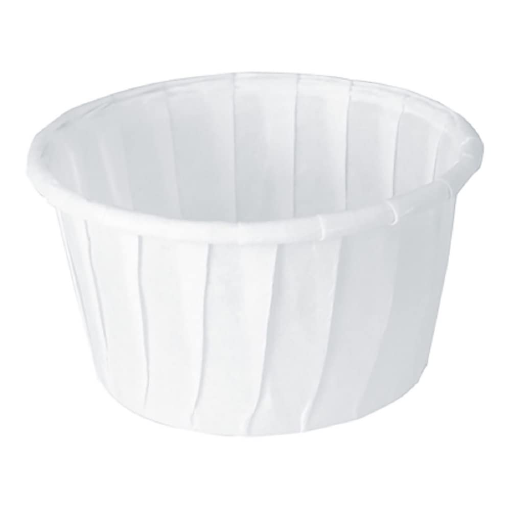 Solo 1.25 oz Treated Paper Souffle Portion Cups for Measuring, Medicine, Samples, Jello Shots (Pack of 250)