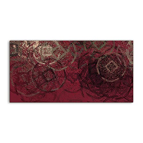 Tableau sur verre 120x60 cm Coloray pour salon décor moderne art abstrait