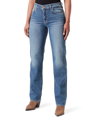 Jeans 7 For All Mankind Ellie droit galbant et confortable en coton stretch