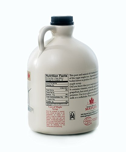 Georgia Mountain Maples Of Vermont, Organic Maple Syrup, Dark Color Robust Taste, 64 Ounce #TOP3