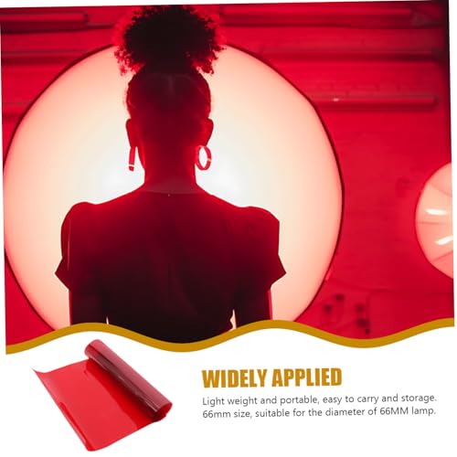 Película de gel cortable roja para manualidades creativas y proyectos de vídeo caseros 5
