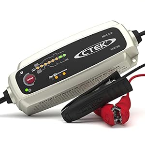 CTEK MXS 5.0, Batterieladegerät 12V, Temperaturkompensation, Intelligentes Ladegerät Autobatterie, Ladegerät Auto Und…
