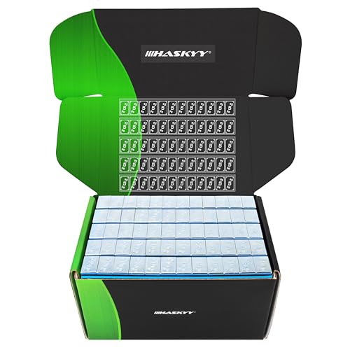 HASKYY 6kg Klebegewichte 12x5g Verzinkt Wuchtgewichte 100x Kleberiegel Auswuchtgewichte 60g 12x5g für Stahlfelgen & Alufelgen - FE-Klebegewichte