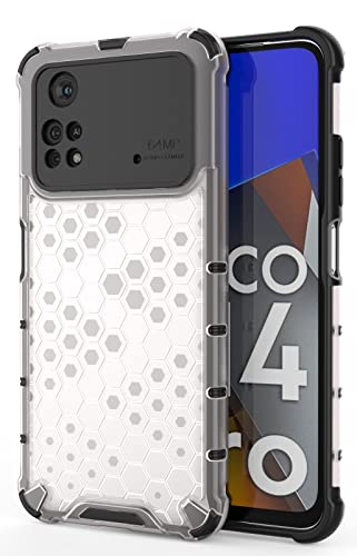 Image of Glasgow Back Case Cover Designed for Poco M4 Pro 4G - Transparent