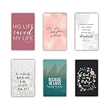Bible Verse Pocket Card Christmas Gift, ThanksGiving, (Pack Of 6 Cards) | Bible verse Gifts | Pocket Cards 4x6 Inches | Bible verse Card | Printality | PKPC007