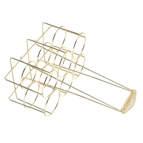 iplusmile Metal Frame Remote Beer Crate Organizer Multifunctional Beer Bottle Carrier Basket Resistant Storage for Home Bbq