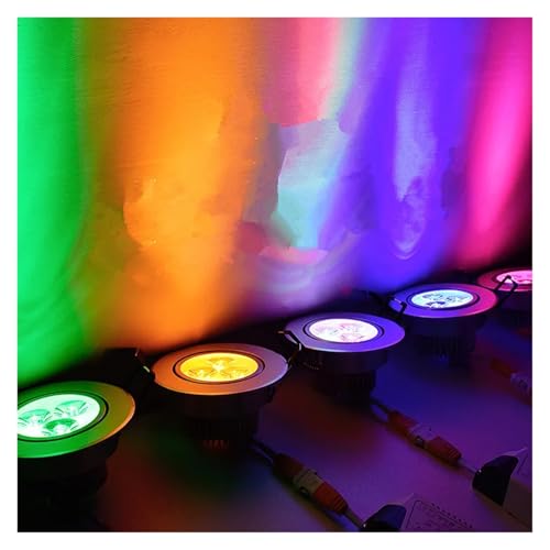 Foco empotrable LED RGB para renovar la iluminación de la pared interior 6