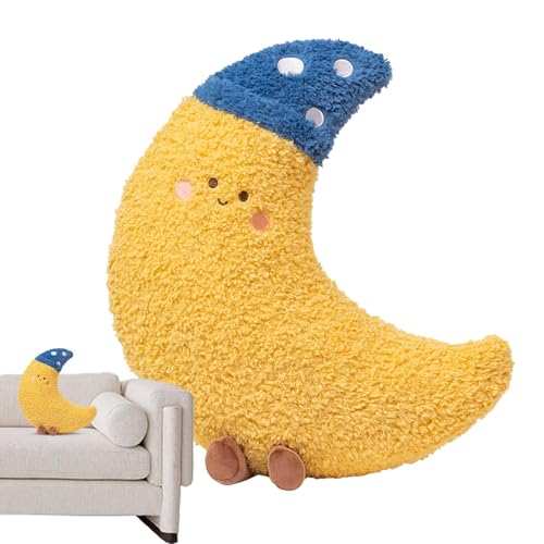 Almohada Lunar | Almohada de Abrazo para Adultos,Cojín Suave Ergonómico para Soporte Lumbar de Cuello Embarazo Mujeres Bebé Cama