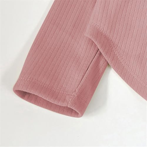 Kids Boys Girls Long Sleeve Knit Top Crewneck Ribbed Shirts Toddler Layering Knit Top Relaxed Fit Casual Basic Knitwear3