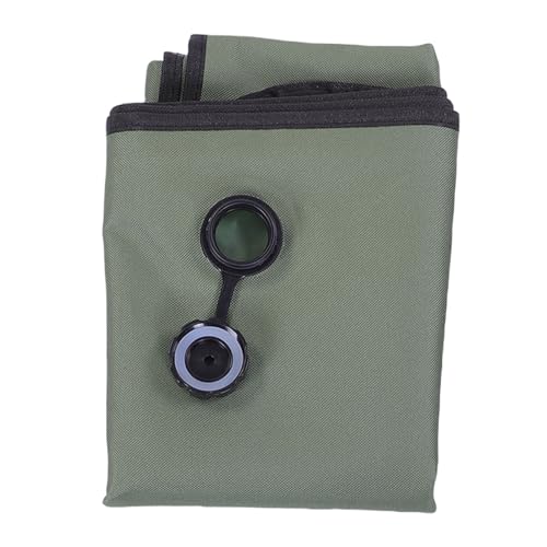 Garosa Portable Shower Pan, base plegable y duradera para camping y RV, Oxford PVC fibra, color verde OD, 31.5 x 31.5 x 3.9 pulgadas, 1 unidad miniatura 7