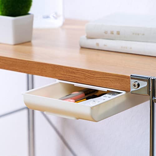 Plastics Under Desk Containers for Organizing Solid Self-Adhesive Drawer Organizer Tray with Free Screw Package for… - Afbeelding 7