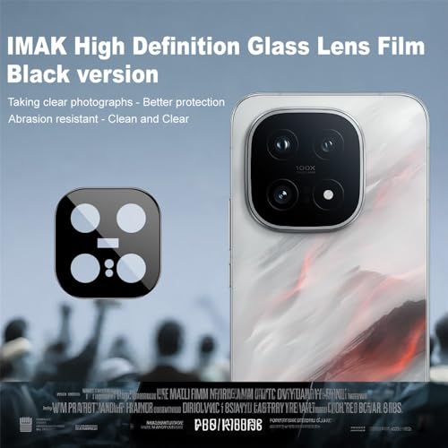 Image of FabeKee For vivo iQOO 15 5G Full Coverage Camera Lens Protector Tempered Glass HD Clear Lens Film (Black Version)