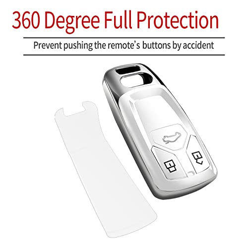Funda para llave de Audi para el día a día y viajes con protección de TPU 3