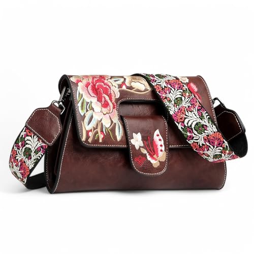 Image of EXOTIC Premium Beige Sling Bag Premium Floral Emboridery shoulder sling bag