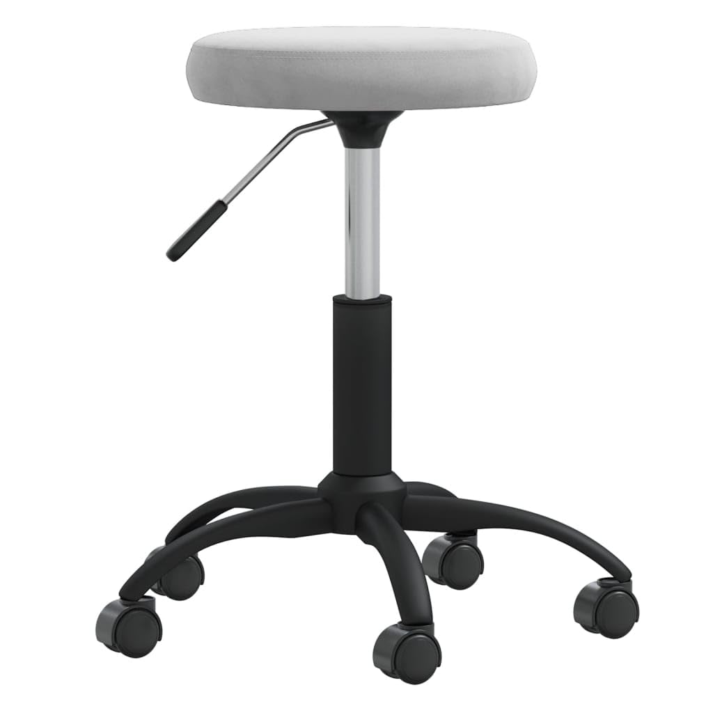 INLIFE Tabouret de Massage Velours Gris Clair Santé,beauté,Hygiène personnelle,Massage,Relaxation,Fauteuils de Massage Gris 3.95KG