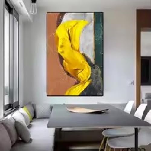 Tableau abstrait pour chambre à coucher et salon déco moderne 50x70
