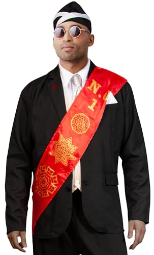 EUROCARNAVALES Kit de Negro del Ataúd para Adultos