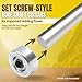 (4-Pack) 5/8” Bore Solid Steel Shaft Collars with Zinc Plated Coating - Durable Shaft Collars Suitable for Machinery and Industrial Use