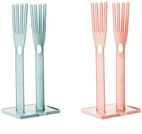2 Pieces Kitchen Rubber Gloves Racks Drain Towel Storage Holders Home Cleaning Tool Drying Rack Sink Accessories