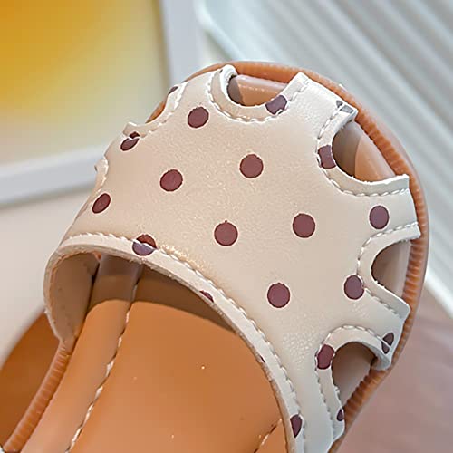 Toddler Beach Shoes Girls Kids Shoes Soft Soled Dot Non Slip Bowknot Children Beach Sandals 4 Flip Flops4