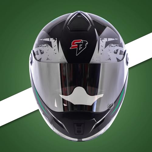 Image of Steelbird SBH-34 Sports ISI Certified Full Face Bike Helmet for Men and Women with Inner Smoke Sun Shield