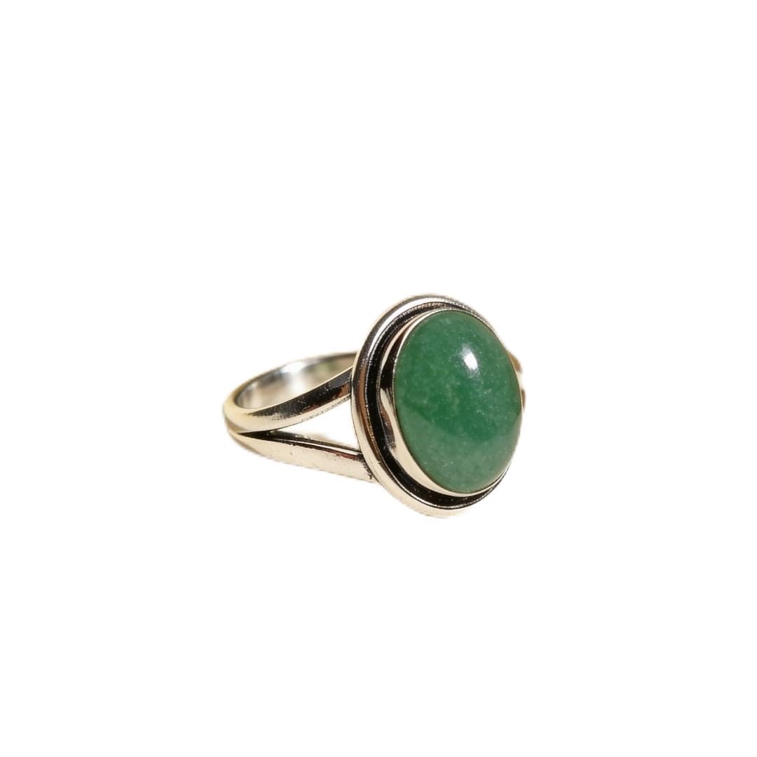 Green Aventurine Finger Ring Jewellery Gifts For Men & Women - Attract Wealth, Abundance and Success-image-34