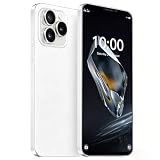 CatCalls Cheap Smartphone, 5.0 Inch IPS Display, 16GB ROM/Expandable to 128GB, Android 9.0, Dual SIM Dual Camera, Face ID, GPS, FM, Bluetooth Unlock 3G Mobile Phone(White)