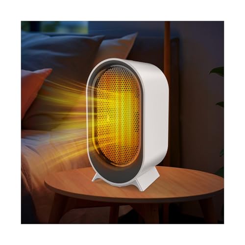 Calefactor, Calefactor Bajo Consumo, 1200W/800W Estufa Electrica Portatil Mini/Silencioso Calefactores Con 3 Modos, 70 ° Oscilante, Para El Hogar Habitaci