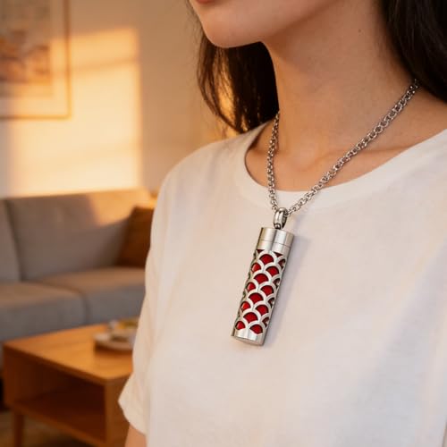 Collar difusor aromático con 10 almohadillas recargables miniatura 3