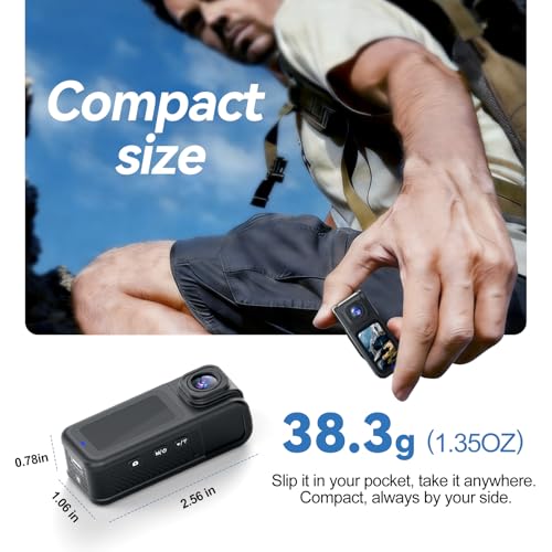 Wolfeevo 4K Thumb Action Cam