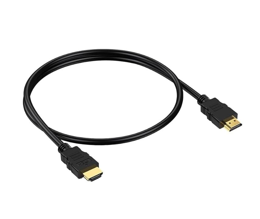 100FIT 30 CM High-Speed HDMI Cable - Hdmi Arc Enabled | 64 Gbps | 4K 120Hz | 1080P 240Hz | Strong & Durable | Supports Up To 32 Audio Channels | Gold Plated | 0.3 Meter, Black (Pack of 1)-image-12