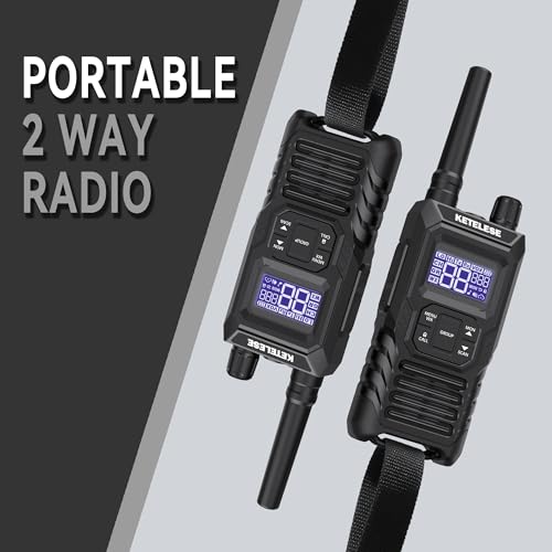 Ketelese T4 Walkie Talkies Long Range, IP67 Waterproof Two Way Radio - image 5