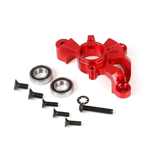 FLMLF CNC Metal Clutch Tripod Clutch Bell Mount for 1/5 HPI ROFUN BAHA KM Rovan Baja 5b 5t 5sc Rc Car Parts (Red)