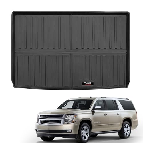 Custom for 2015-2020 Chevy Suburban/GMC Yukon XL/Cadillac Escalade ESV Cargo Mats Trunk Liner All Weather TPE Protection Mat Accessories (Only for 15-20 Suburban/Yukon XL/Escalade ESV) by Yonugli - Image 3