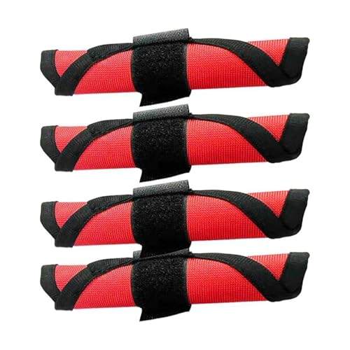 KaiYeA Estuche Protector para Señuelos de Pesca con 16 Cubiertas Rojas para Anzuelos miniatura 2