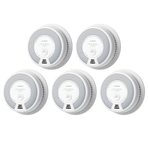 Image of X-Sense Smoke & Carbon Monoxide Alarm, SC06, 5-Pack